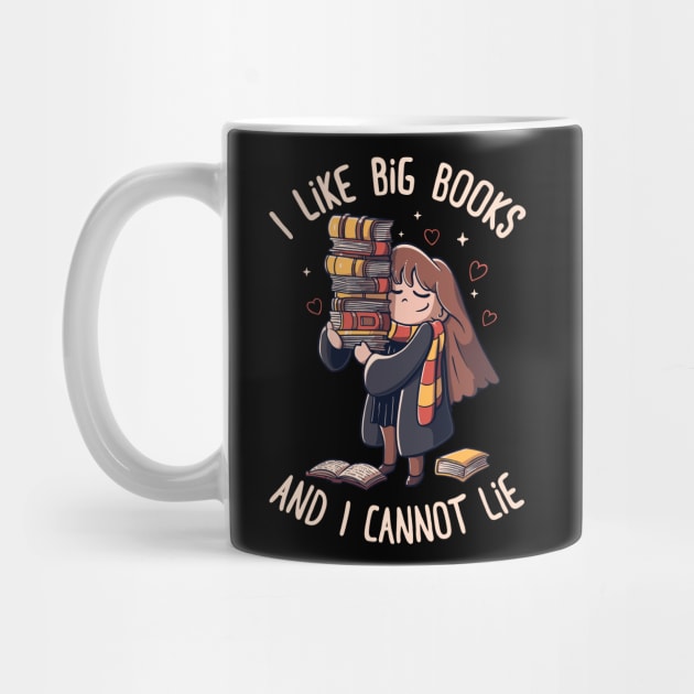 I Like Big Books And I Cannot Lie Funny Cute Gift by eduely